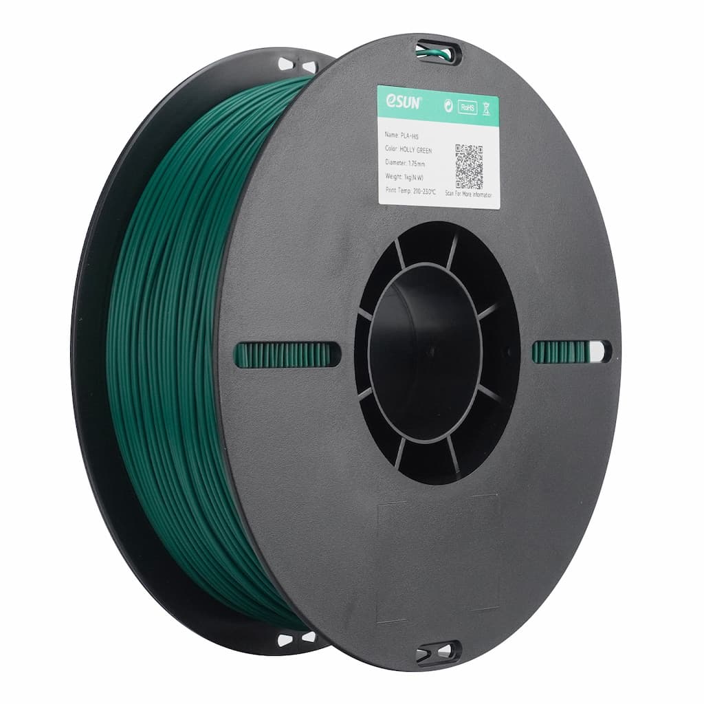 Material Filament Esun PLA+HS Holly Green