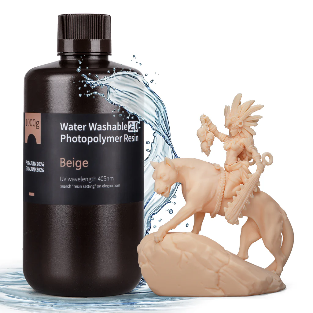 Elegoo Resin Water Washable 2.0 Beige