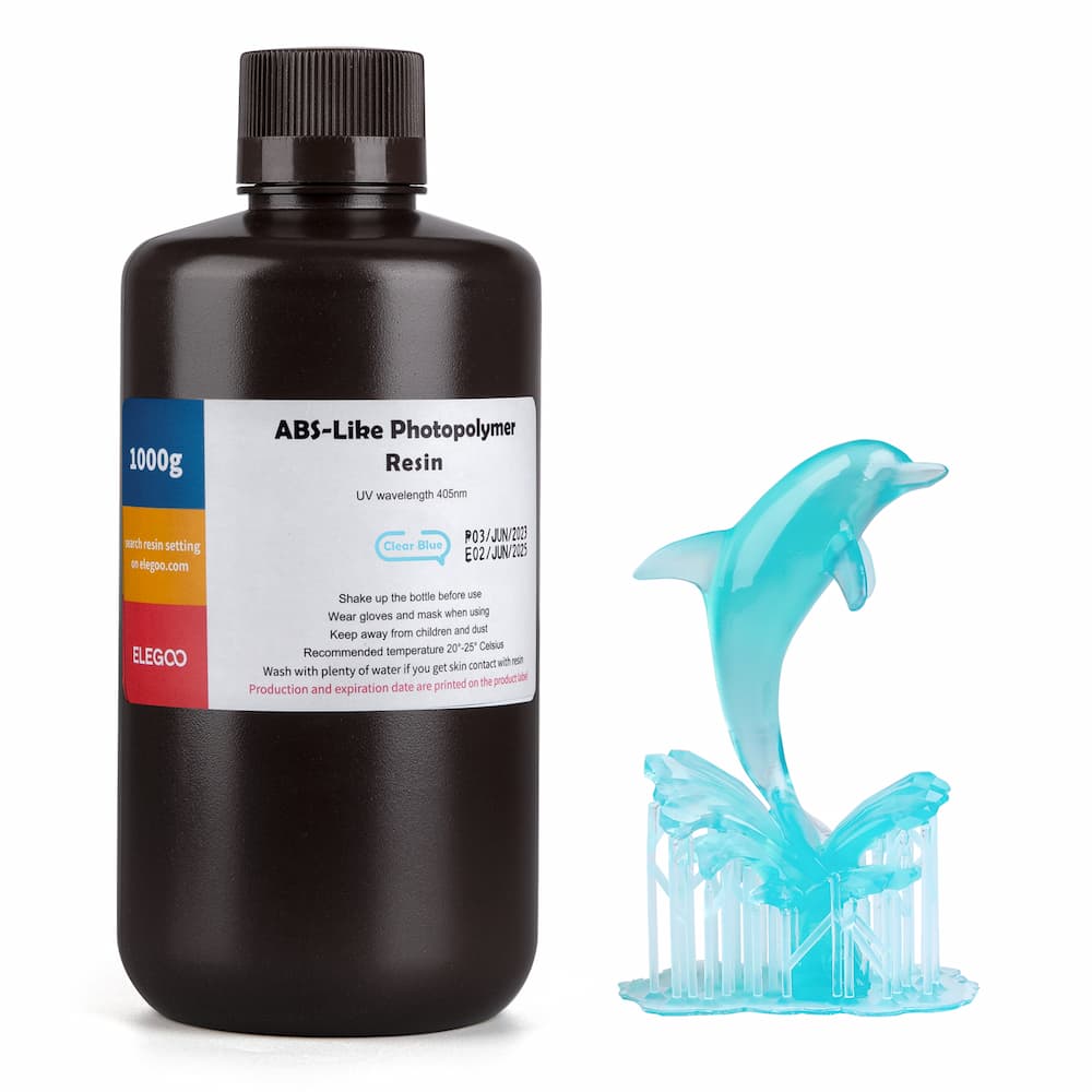 Elegoo Resin ABS Like Clear Blue