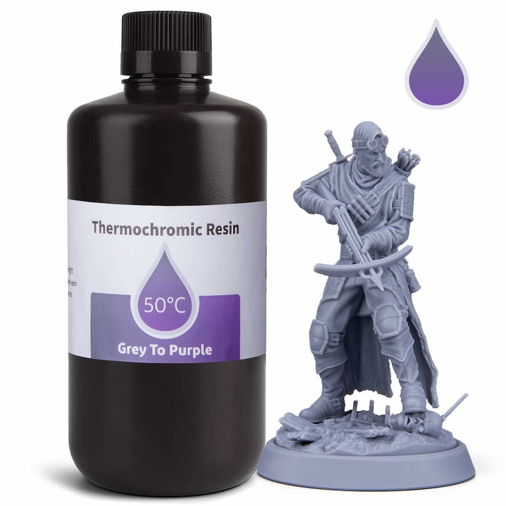 Elegoo Resin Thermochromic Grey to Purple