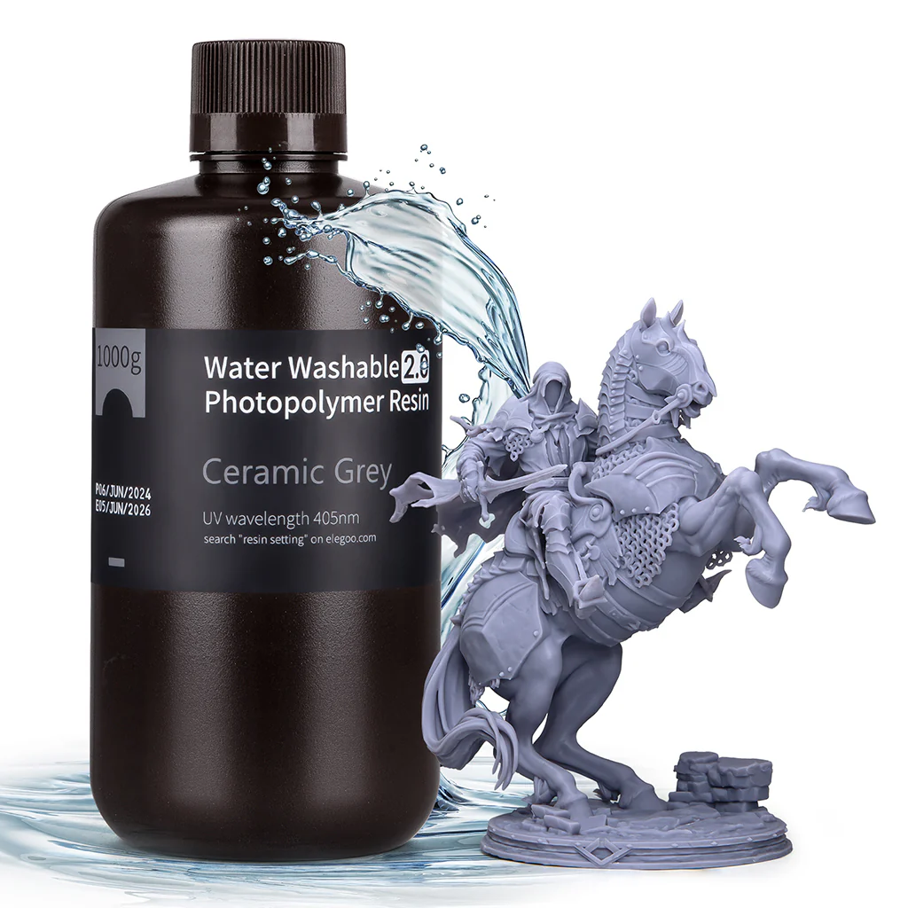Elegoo Resin Water Washable 2.0 Grey