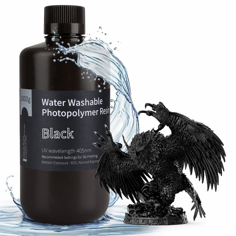 Elegoo Resin Water Washable Black