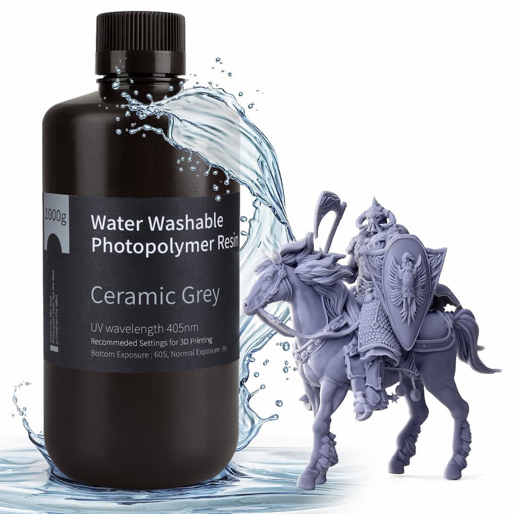 Elegoo Resin Water Washable Ceramic Grey